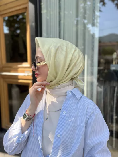 Desenli degrade eşarp