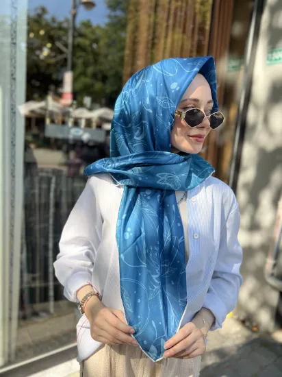 Desenli degrade eşarp