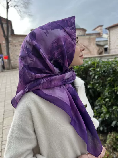 Melis desen soft eşarp