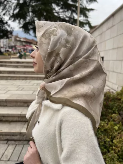 Melis desen soft eşarp