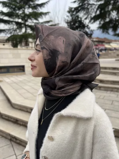 Melis desen soft eşarp