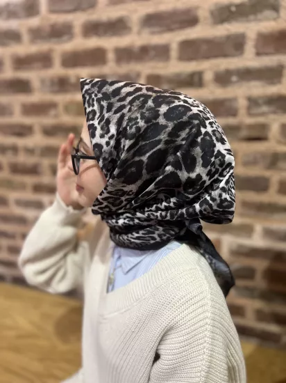 Orjinal leopar soft eşarp