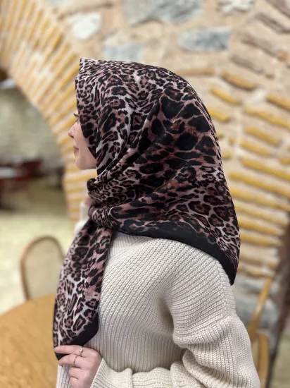 Orjinal leopar soft eşarp