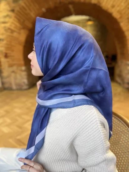 Bulut desen soft eşarp