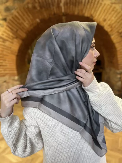 Bulut desen soft eşarp