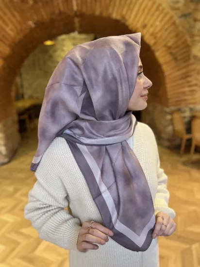 Bulut desen soft eşarp