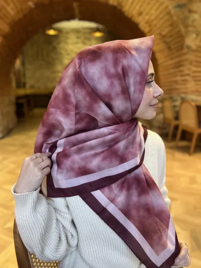 Bulut desen soft eşarp