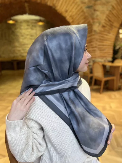 Bulut desen soft eşarp