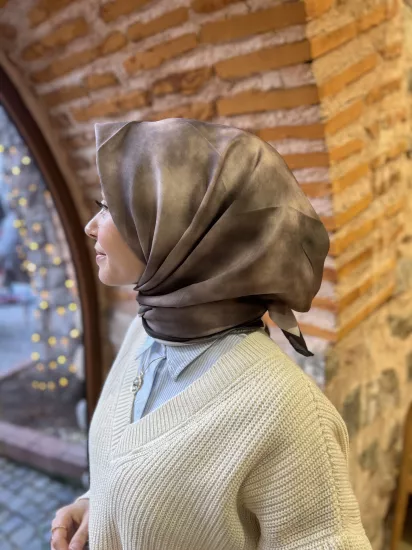 Bulut desen soft eşarp