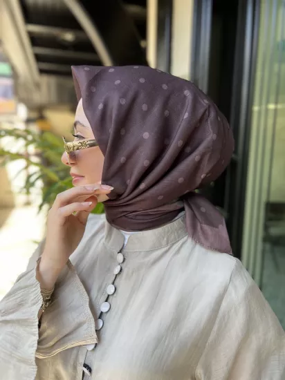 Puantiye soft eşarp