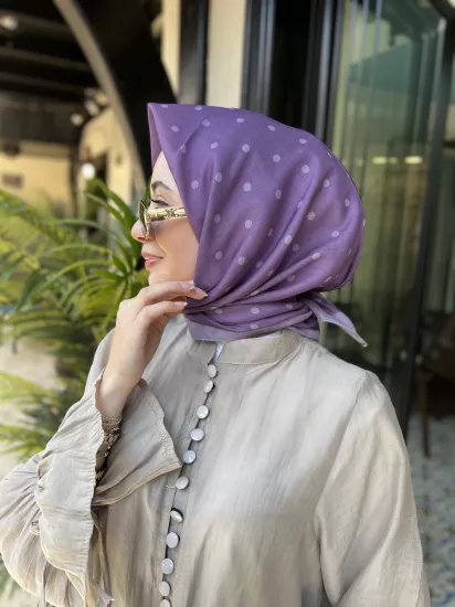 Puantiye soft eşarp