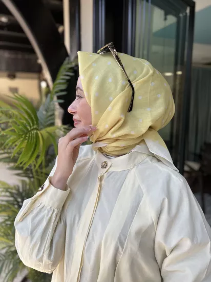 Puantiye soft eşarp