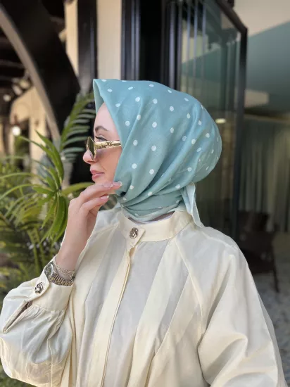 Puantiye soft eşarp