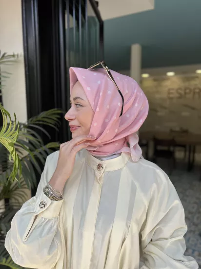 Puantiye soft eşarp