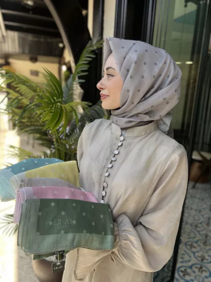 Puantiye soft eşarp