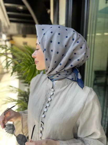Puantiye soft eşarp