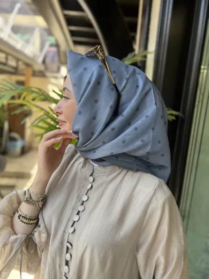 Puantiye soft eşarp