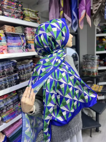 Geometrik soft şal 
