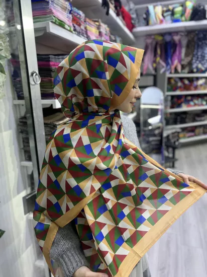 Geometrik soft şal 