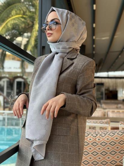 PAMUK JAKAR MONOGRAM ŞAL 