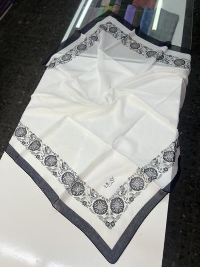 ÇİÇEK ÇERÇEVELİ SOFT EŞARP