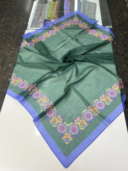 ÇİÇEK ÇERÇEVELİ SOFT EŞARP